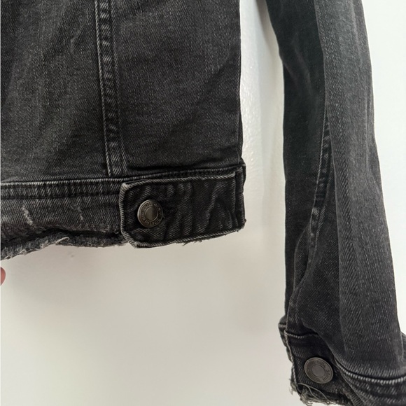 ZARA Charcoal Denim Jacket - Picture 6 of 7